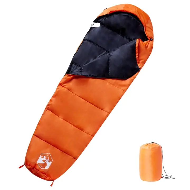 vidaXL Saco de dormir tipo momia de camping para adultos 3 estaciones - 1