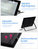 Fuente De Luz LED De Alta Brillo IP66 Impermeable 100W 200W 300W Para Iluminación Exterior De Jardín Y Calle - details 6