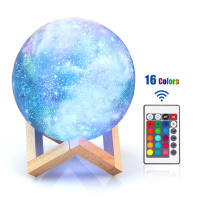 Lámpara De Noche LED 3D Recargable Luces De Luna Creativas Con Interruptor Táctil Para Decoración De Dormitorio Regalos Para Cumpleaños Venta Caliente - details 7