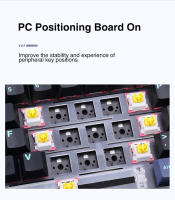 Teclado Mecánico AULA F87 Con 3 Modos De Conexión (2.4G/USB/Bluetooth) Teclado De Juego RGB Con Hotswap Y Gaskets 87 Teclas - details 9