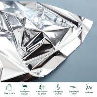 Manta De Sobrevivencia Para Camping Pequeña Portátil Y Al Aire Libre Manta De Aislamiento Con Protección Solar De Aluminio - details 5