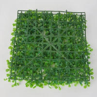 Pared De Plantas Artificiales 3D 25x25cm Matriz De Hierba Falso Plantas Verde Permanente Panel De Falso Césped Decoración Para El Hogar Y Jardín - details 5