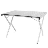 AKTIVE Mesa plegable camping, 108x71x72 cm, Topes antideslizantes, Tablero y estructura aluminio, Peso máximo soportado 30 kg, Bolsa transporte asa hombro, Mesa camping plegable, Mesa de camping plegable, Mesas plegables - details 0