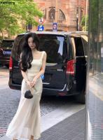 Vestido De Noche Elegante Francés Mujer Verano Sin Mangas Estilo Mariposa Faja Imperio Corte De Traje De Baño Para Fiesta Cumpleaños Vacaciones Playa - details 9
