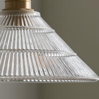 Lámpara Colgante De Vidrio Transparente LED Moderna Con Cordón Ajustable Hasta 150cm Para Decoración De Sala De Estar Y Dormitorio - details 9