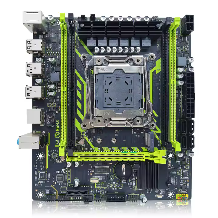 Placa Base X99-8D4 ZSUS Con CPU Xeon E5 2630 V4 DDR4 16GB RAM 2133MHZ NVME M.2 SATA Compatible Con LGA2011-3 Para Desktop Y Servidor - 1