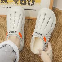 Zapatillas De Invierno Para Hombre Suaves Y Cálidas De Peluche Interior Para Dormitorio Calzado De Algodón EVA Clogs Confortables Tallas 38-45 - details 9