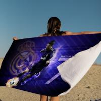 Toalla De Playa Microfibra CR7 Cristiano Ronaldo Toalla Rápida Para Piscina Viajes Yoga Absorbente Suave Y Skin-friendly Tamaño 76x182cm - details 3