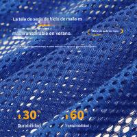 Columpio individual doble para exteriores, hamaca ligera con red de hielo, cuna, silla portátil para interiores y exteriores, columpio (azul), juguetes para exteriores - details 0