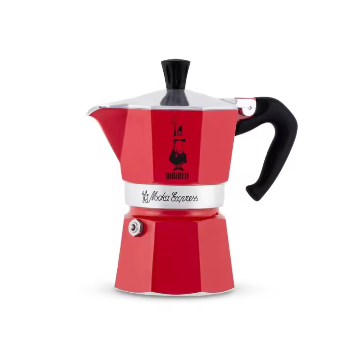 Bialetti Moka Express 3 Tazas Rojo - 1