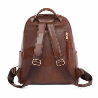 Mochila para mujer, nueva, estilo coreano, versátil, de un solo hombro, bandolera de cuero suave, mochila para mujer - details 9