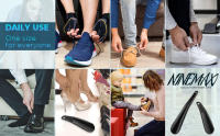 2pcs Cremalleras De Zapatos Profesionales Para Niños Y Adultos Pequeñas Y Portátiles Mini Cremalleras De Plástico Para Hombres Y Mujeres Herramientas Para Ponerse Los Zapatos - details 2
