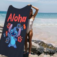 Toalla De Playa Absorbente Y Suave De Microfibra Con Diseño De Stitch Para Yoga Natación Running Montañismo Y Deportes Tamaño 76x182 Cm - details 7