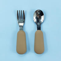 Juego De Utensilios Para Bebé De Acero Inoxidable Juego De Comedor Para Niños Cuchillo Cuchara Y Tenedor Con Diseño De Dibujos Animados Para Infantes - details 3