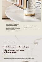 GIANXI Taza De Viaje Portátil a Prueba De Fugas Con Diseño De Lirio De La Valldor Stainless Steel Aislada Para Café Taza Húmeda Útil - details 14
