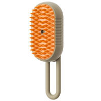 Cepillo De Baño Para Mascotas Gato Y Perro Con Pulverizador De Vapor Rotativo Plegable Eliminador De Pelos Botón Único Plástico - details 4