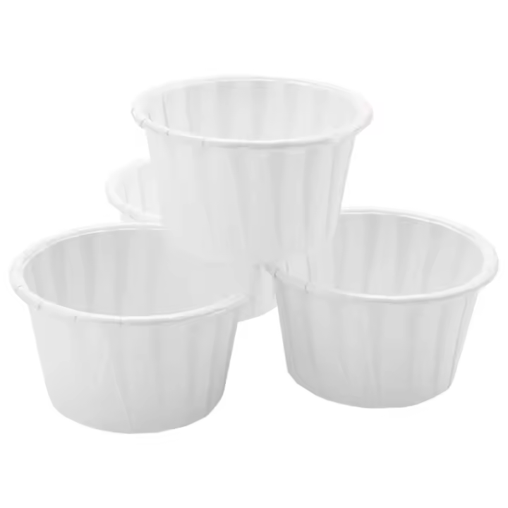 Taza de papel de piezas para depilación facial, contenedor de cera para pastel, bandeja de papel, tazón de papel, cera para derretir, organizador de helados, 100 - 1