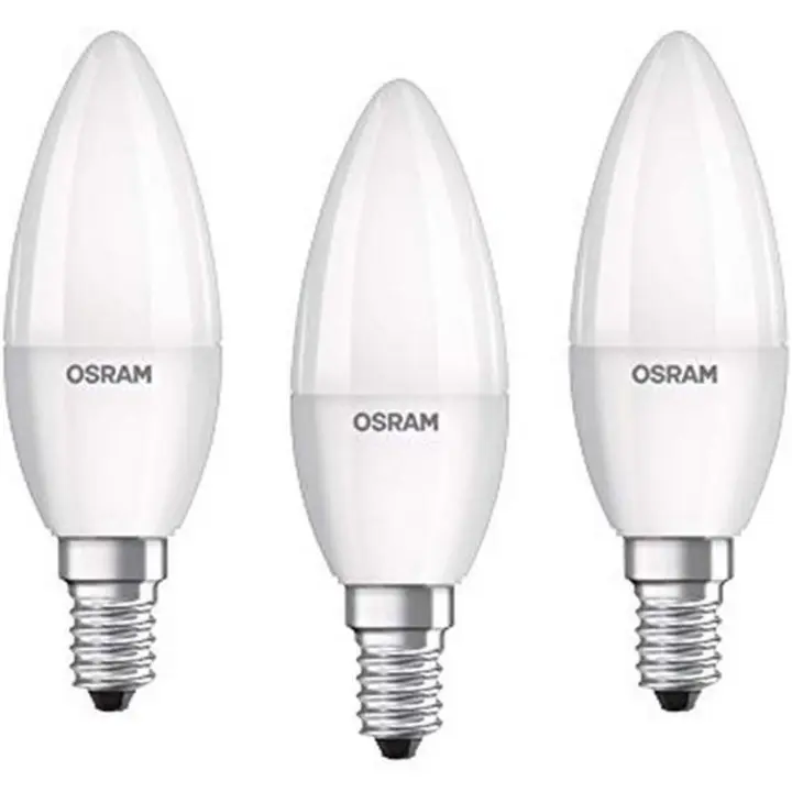 LED OSRAM Bombilla E14 5W Luz Blanca 3 Unidades - 1