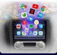 AWESAFE inalámbrico CarPlay Android Auto Radio para ford focus 2 Mk2 2004 2005 2006 2007 2008 2009 2010 2011 coche reproductor multimedia GPS 2 din autoradio volante controles RDS Bluetooth - details 10