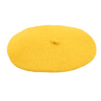 Gorro De Lana Térmico Para Bebés Y Niñas Estilo Francés Retro Vintage Beret Elegante De Color Sólido Para Invierno - details 14