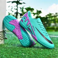 Nuevos Zapatos De Fútbol Ultraligeros Para Hombres Con Suela De Goma Respirables Y Microfibra Botas De Fútbol De Interior Con Tornillo Largo Entrenamiento Deportes Y Moda - details 19