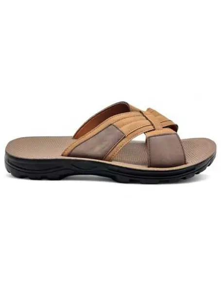 Timbos Sandalia de hombre camel 131564 - 1