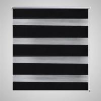 vidaXL Persiana cebra 120x230cm Contra Sol vario celosía sujeción ventana Color Blanco,  Gris,  Negro y mas - details 2