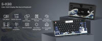 Teclado Mecánico De Juego Con Pantalla OLED Full Key Hot-Swappable Pudding RGB Backlit Para PC Laptop Conexión Wired - details 3