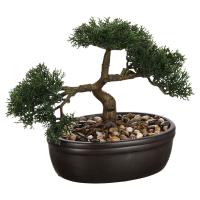Bonsai Artificial En Maceta Atmosphera Deco Green Bonsai 32 X 16 X 23 Cm - details 0