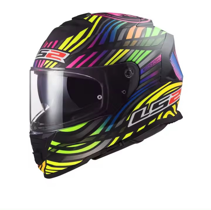 Casco Integral LS2 Storm II Powe Matt Black Rainbow  2206 - 1