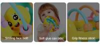 Juguete Para Bebé 10cm Juego De Catch Bola Juguetes Bendy Desarrolla La Inteligencia Recién Nacidos a 12 Meses Plástico Caminador De Bolas Campana Rattle Muñeca - details 2