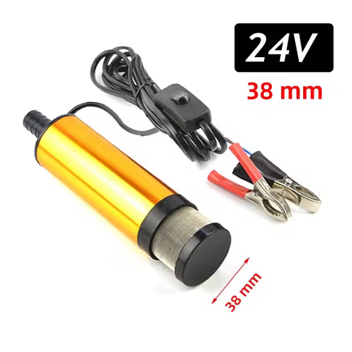 Bomba De Combustible Eléctrico Para Coche EAFC DC 12V 24V Submersible De Aluminio Para Automóviles Transmisión De Combustible Diesel 12L/Min - 1