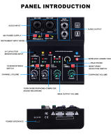 Tarjeta De Sonido Bluetooth Q-12 Con Mixer De 4 Canales Y 48V Para Sistema De Escritorio Estéreo Interfaz De Conexión Para Computadora - details 11