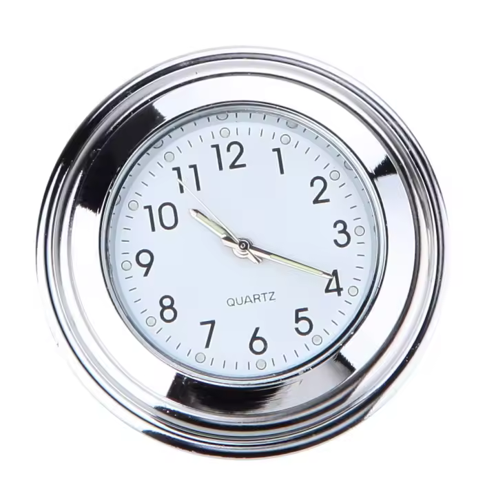 Reloj De Manillar Para Motocicleta Universal Luminoso Y Ligero De Cuarzo Moda Reloj De Manillar Para Scooter Motor ATV - 1