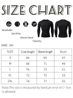 Camiseta De Compresión Para Hombres Rashguard Secado Rápido Fitness Gimnasio Surfismo Playa Deportes Running Tops Tees - details 3