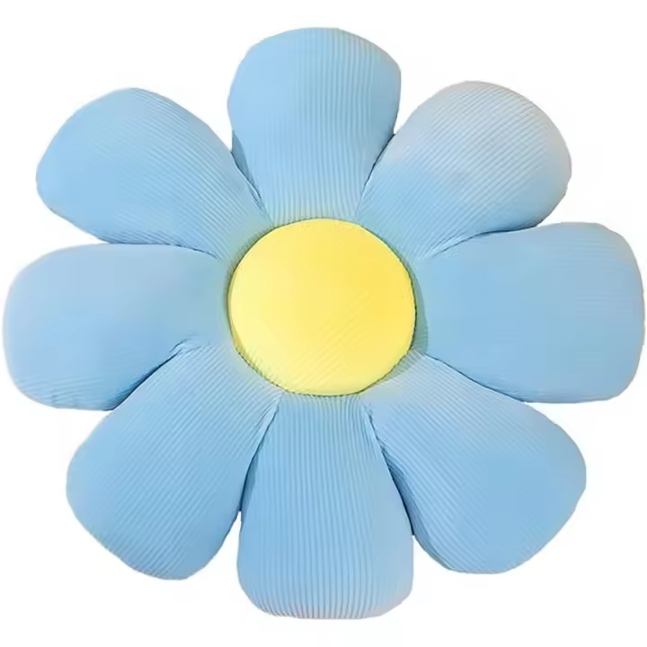 Cojín de flores: tejido elástico, suave y delicado para sentarse cómodamente (40 cm, verde) - 1