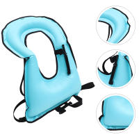 Chaleco De Vida Inflable Portátil Para Natación Y Snorkel Para Niños Y Adultos Chaleco De Respiración De PVC Para Actividades Acuáticas - details 6