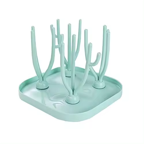 Rack De Secado Para Botellas De Bebé De Gran Capacidad Portátil Soporte De Almacenamiento Para Lácteos Y Botellas De Alimentación Para Niños - 1