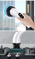 Escobilla De Limpieza Eléctrica Sin Cable Multifuncional Para El Hogar Y Cocina Cepillo De Pelo Baño Escoba Y Mop Para Limpieza Del Inodoro - details 10