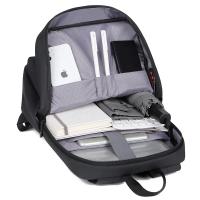 Mochila clásica de nailon para hombre, morral resistente al agua de negocios, de calidad, con carga USB, para ordenador portátil - details 28