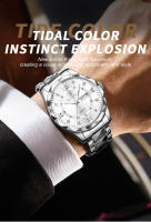 Reloj De Pulsera De Cuarzo Para Hombre BINBOND B2521 Lujo Moda Negocios Impermeable Con Fecha Y Sección Deportiva Reloj De Pulsera Masculino De Acero Inoxidable - details 8