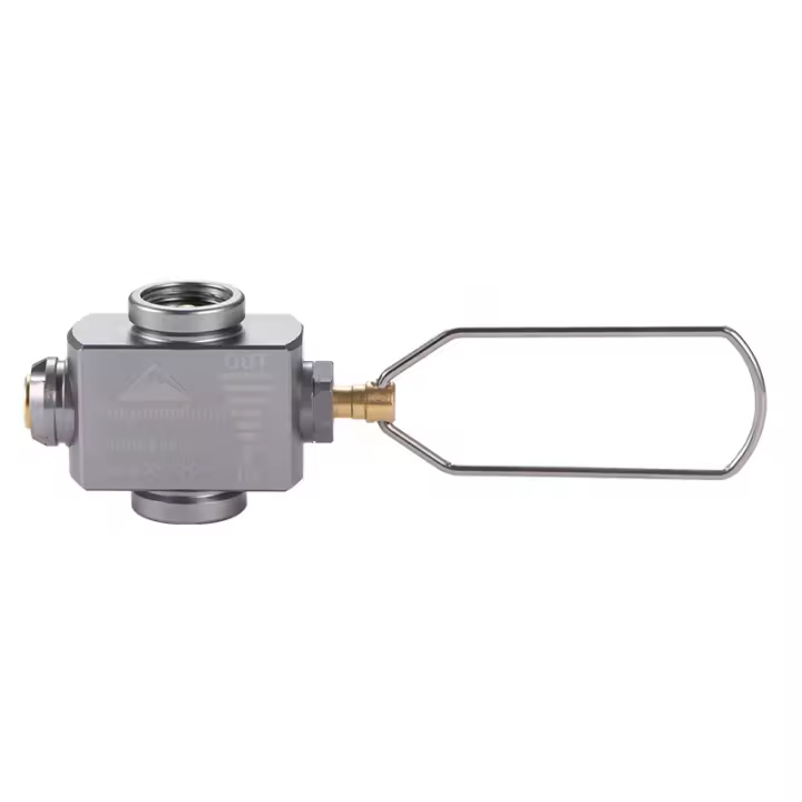 Campingmoon Convertidor De Gas Para Camping Inteligente Y Personalizado Con Válvula De Tanque Móvil De Metal Para Exterior - 1