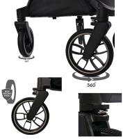 LORELLI Carrito de bebé trio REYA hasta 22 kg de Lorelli,con capazo duro y manillar reversible - details 2