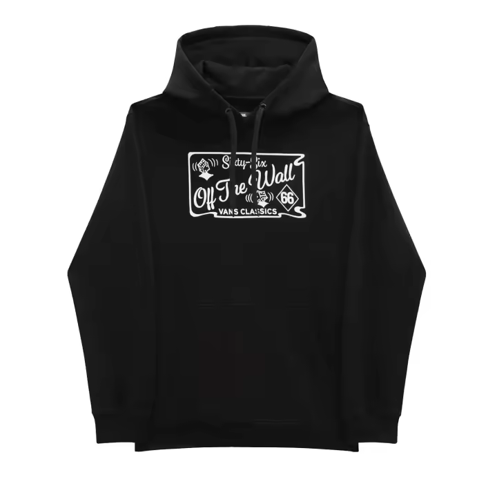Sudadera Vans Diced Po Black VN0008J0BLK1 - 1