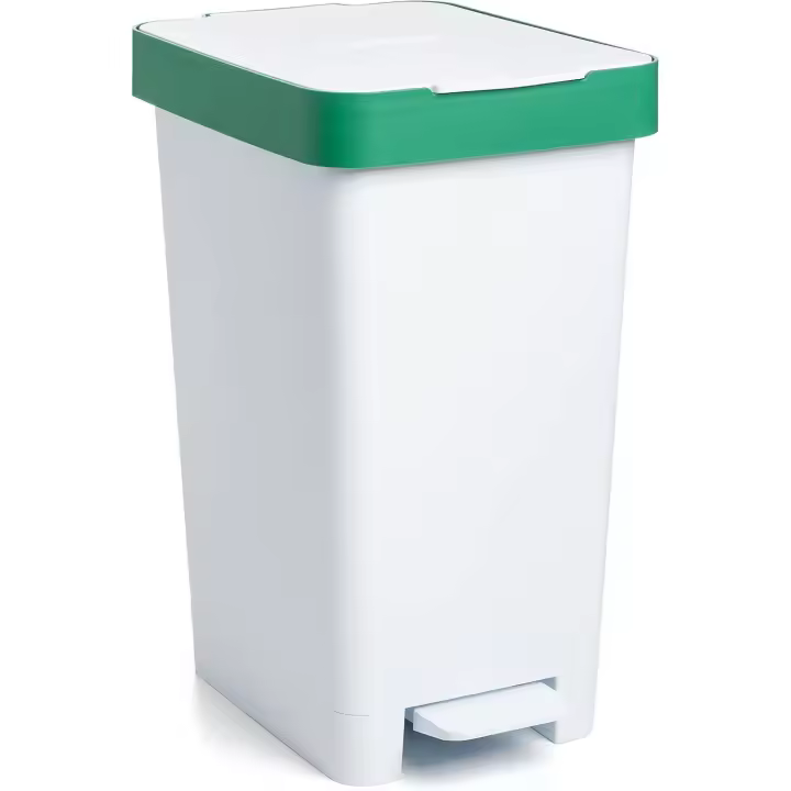 Tatay Cubo basura reciclaje pedal Smart 25 Lt Verde - 1