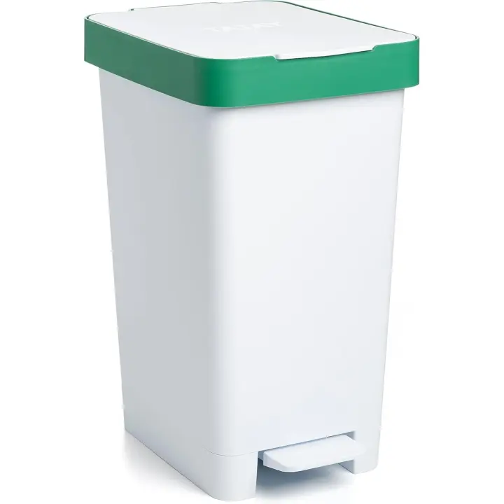 Tatay Cubo basura reciclaje pedal Smart 25 Lt Verde - 1