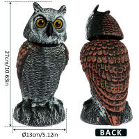 Decoy De Falso Águila Realista Con Cabeza Giratoria De 360° PE Simulación De Pájaro Para Disuadir Aves En Jardín Decoración De Estatua De Águila - details 8