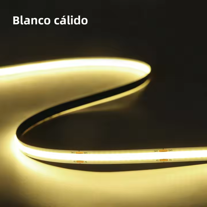 Tira De Luz LED COB Inteligente WiFi Tuya 24V Para Iluminación De Cocina Armario Pasillo Espejo Y Habitación Control Remoto Y Aplicación Móvil - 1