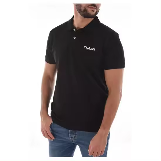 Cavalli Class Polo de manga corta color Negro Elegante - 1