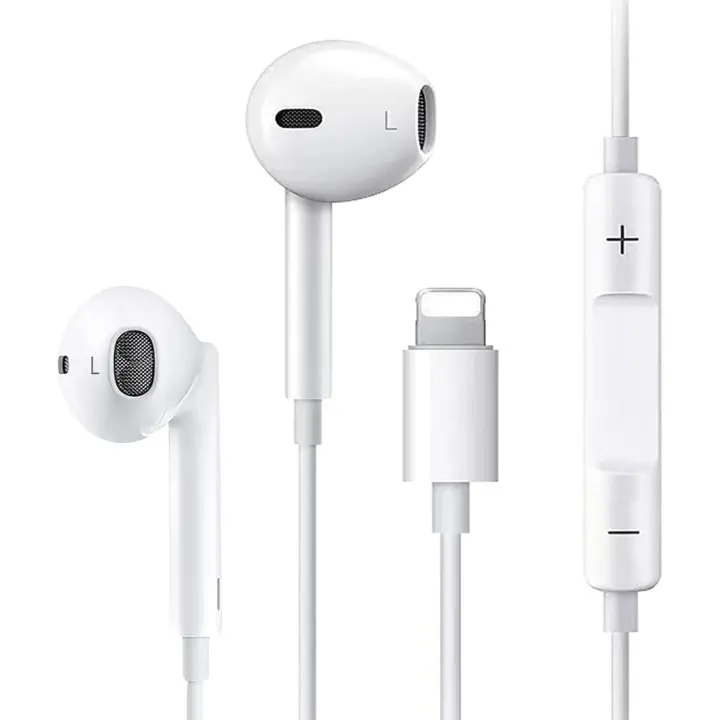FGNS. Auriculares para iPhone,Auriculares Bluetooth para iPhone,Auriculares con Aislamiento de Ruido Soporte Control de Volumen de Llamadas,Cascos iPhone 13,Compatible con iPhone 12/12 Pro/14/14 Pro/13/13 Pro/11/11 Pro/XR/X/XS/7/8/8 Plus - 1